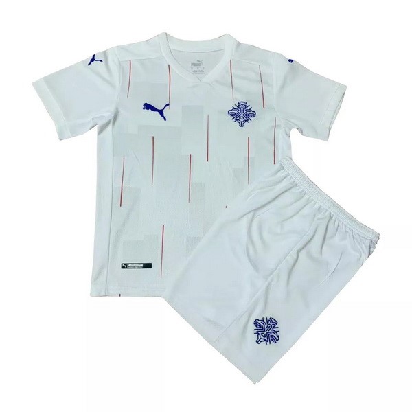 Camiseta Islandia Niño 2nd 2020 Blanco